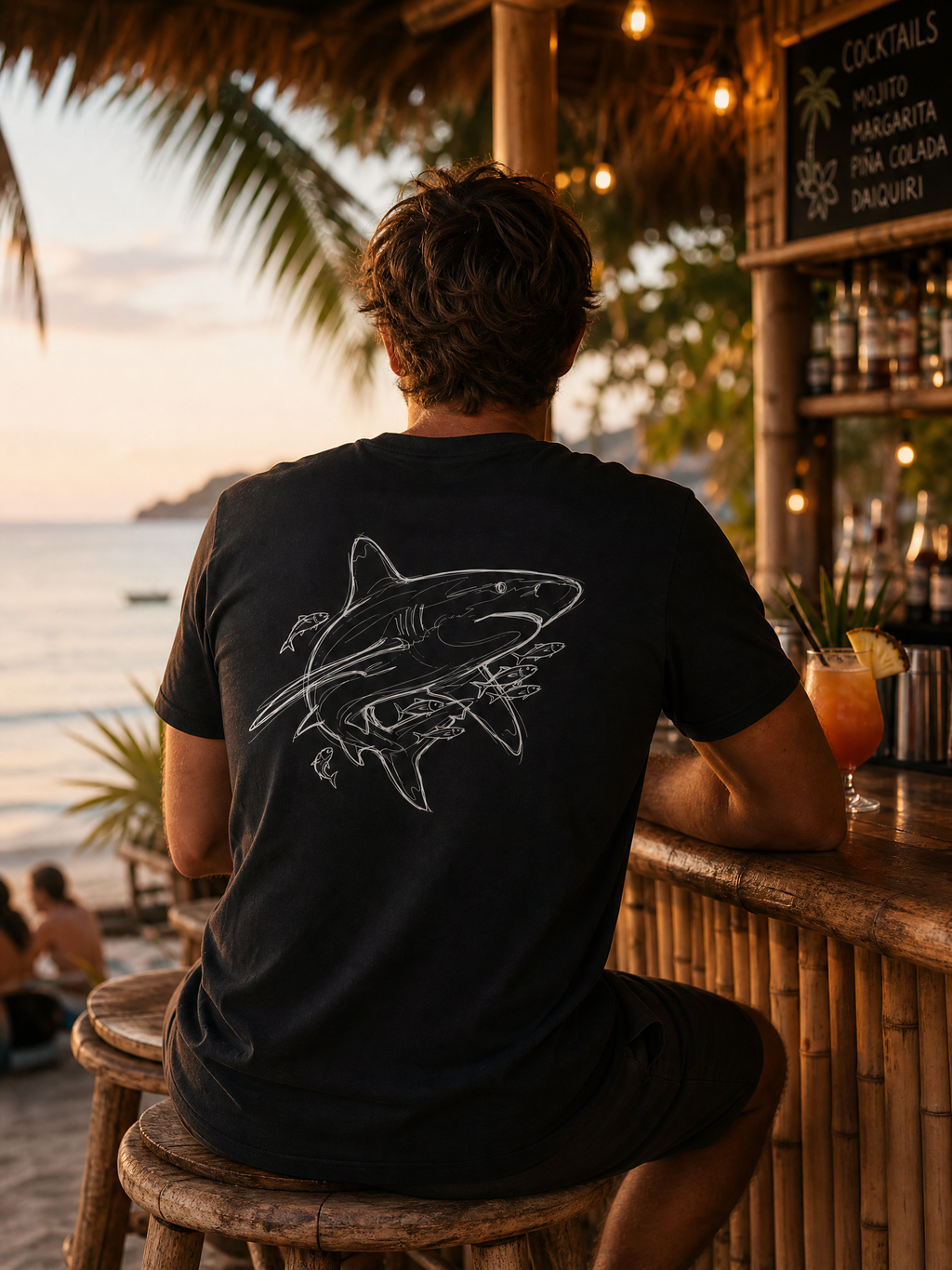 The Longimanus | Oceanic Blueprints Edition – 100% Organic Cotton Heavyweight T-Shirt