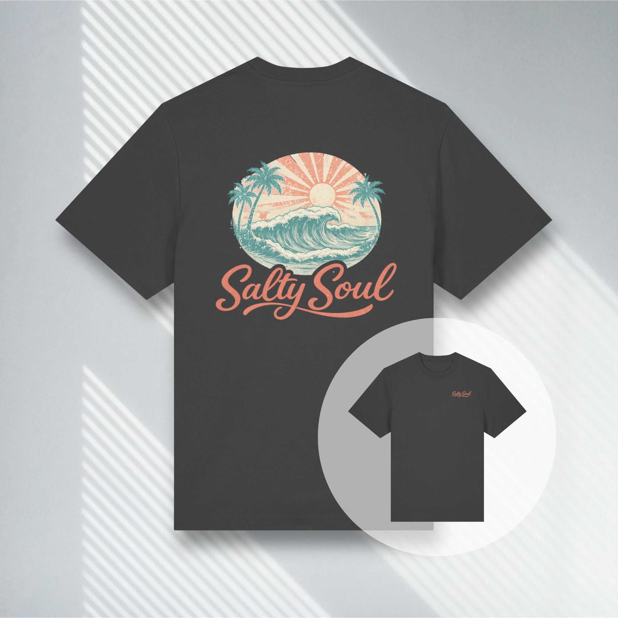 SaltySoul | Vegan, 100% Bio-Baumwolle Heavyweight T-Shirt (215g)