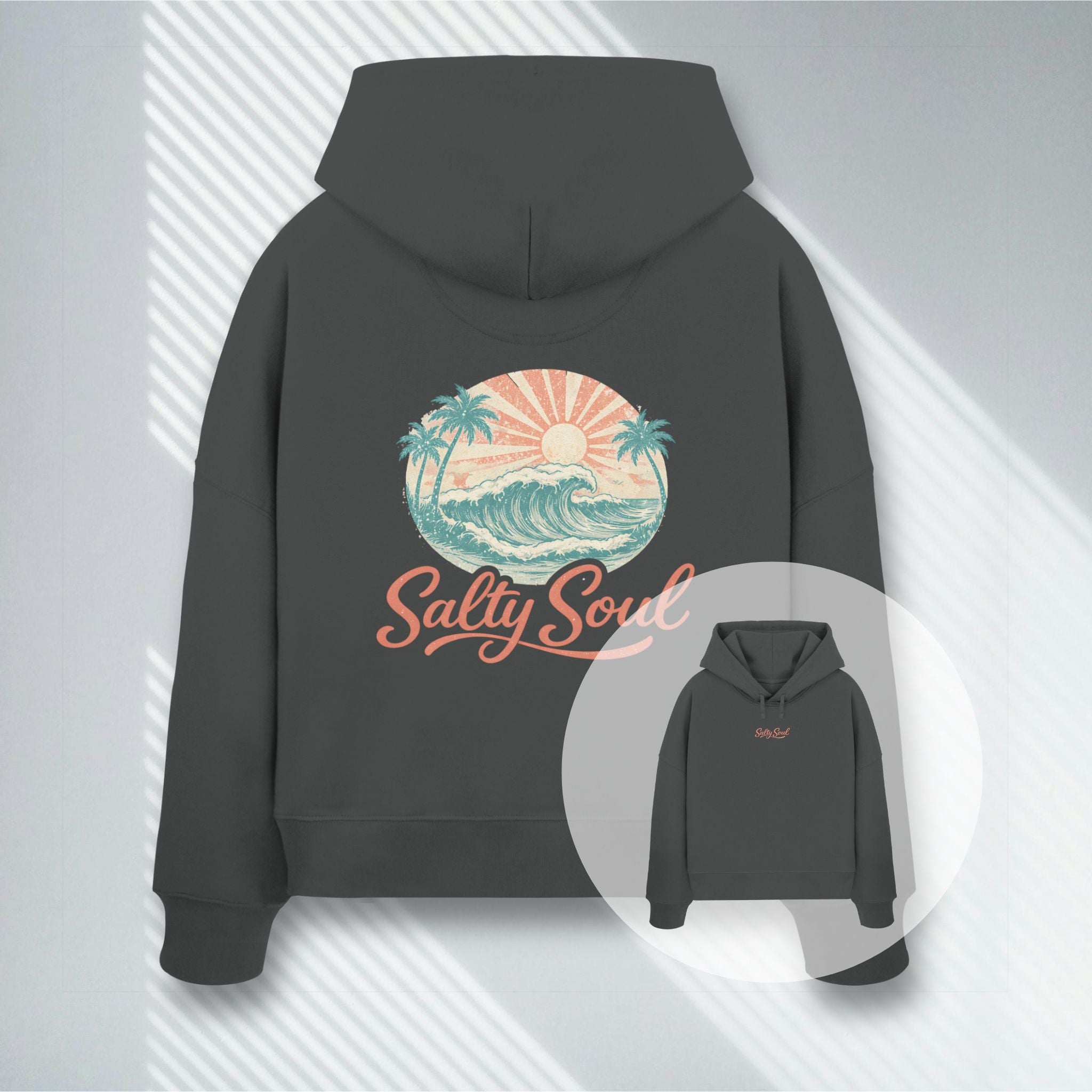 SaltySoul | Frauen-Hoodie | Vegan, Premium Bio-Hoodie (300g)