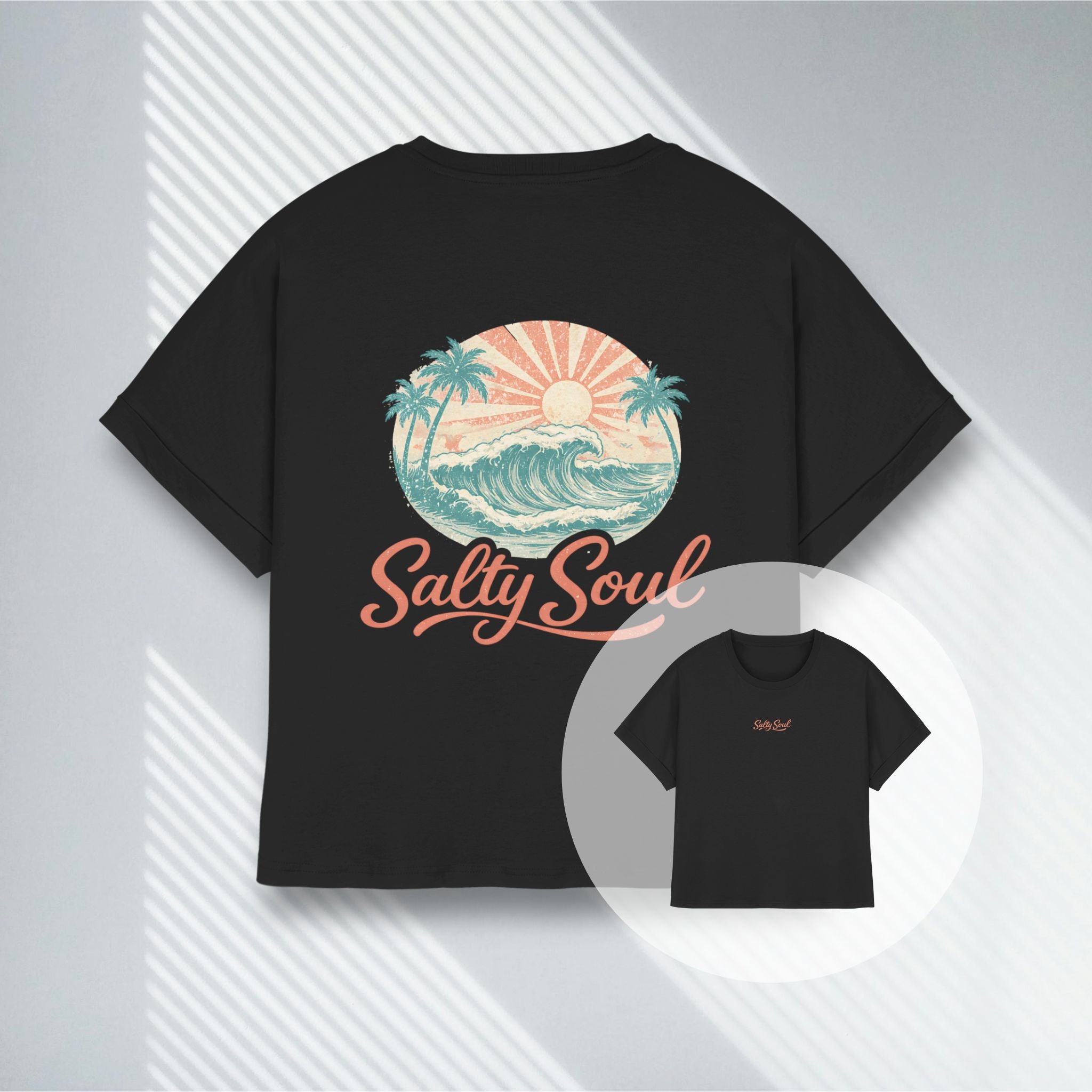 SaltySoul | Frauenshirt | Vegan, 100% Bio-Baumwolle Shirt (155g)