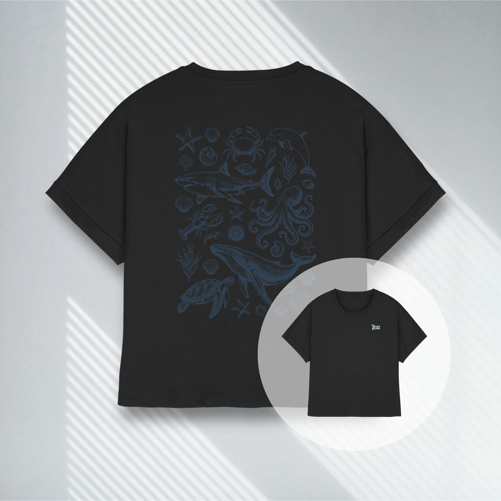 OceanArt | Frauenshirt | Vegan, 100% Bio-Baumwolle Shirt (155g)