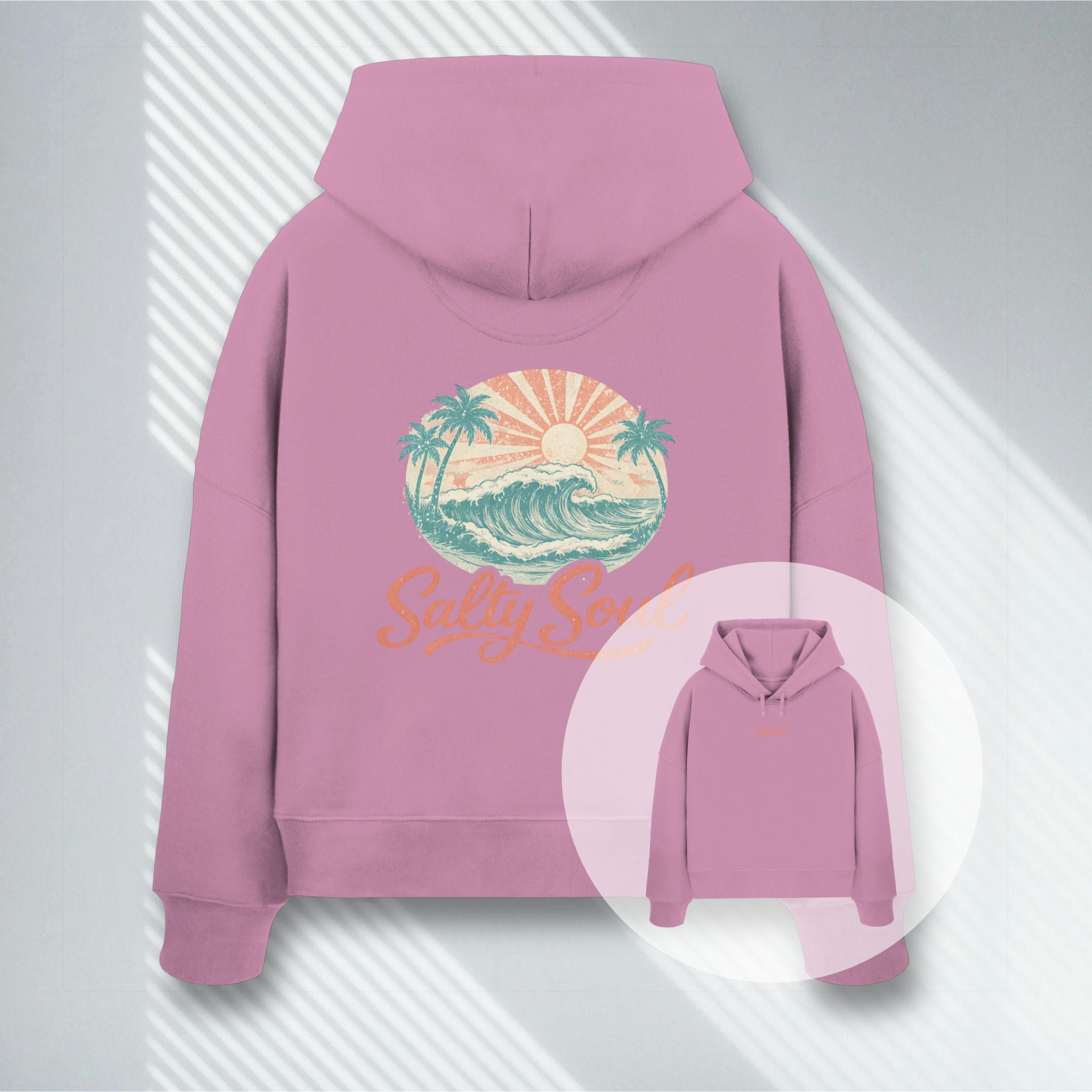 SaltySoul | Frauen-Hoodie | Vegan, Premium Bio-Hoodie (300g)