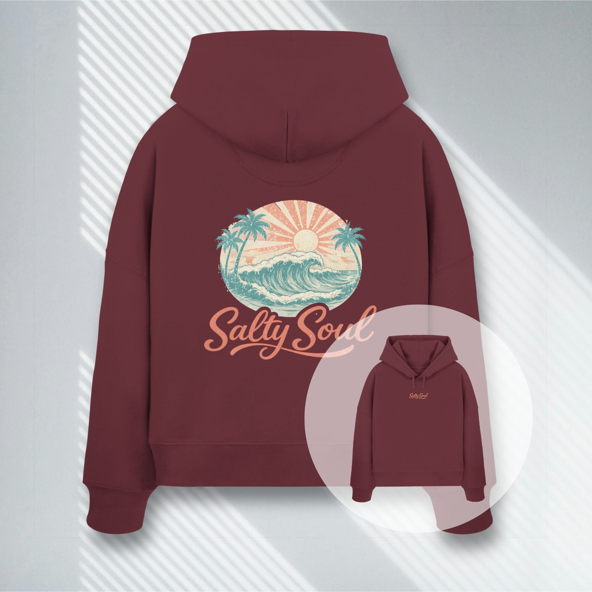 SaltySoul | Frauen-Hoodie | Vegan, Premium Bio-Hoodie (300g)