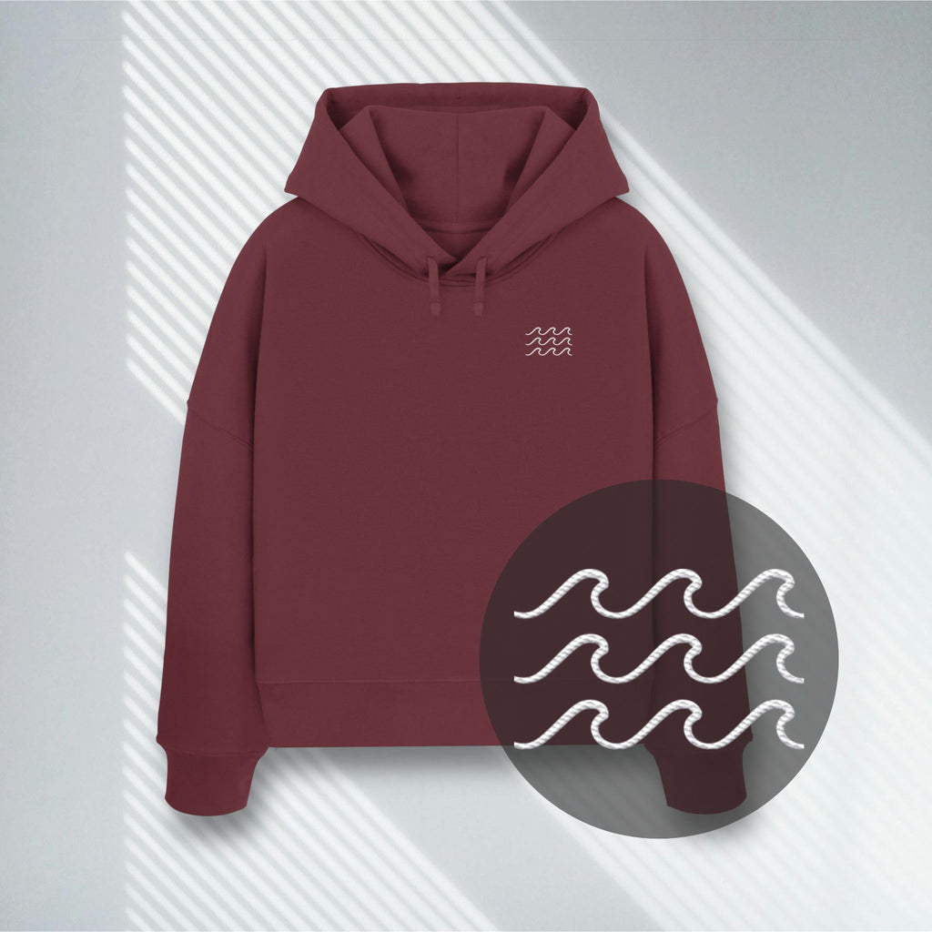 The Waves | Stick | Frauen-Bio-Hoodie