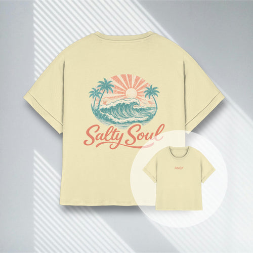 SaltySoul | Frauenshirt | Vegan, 100% Bio-Baumwolle Shirt (155g)
