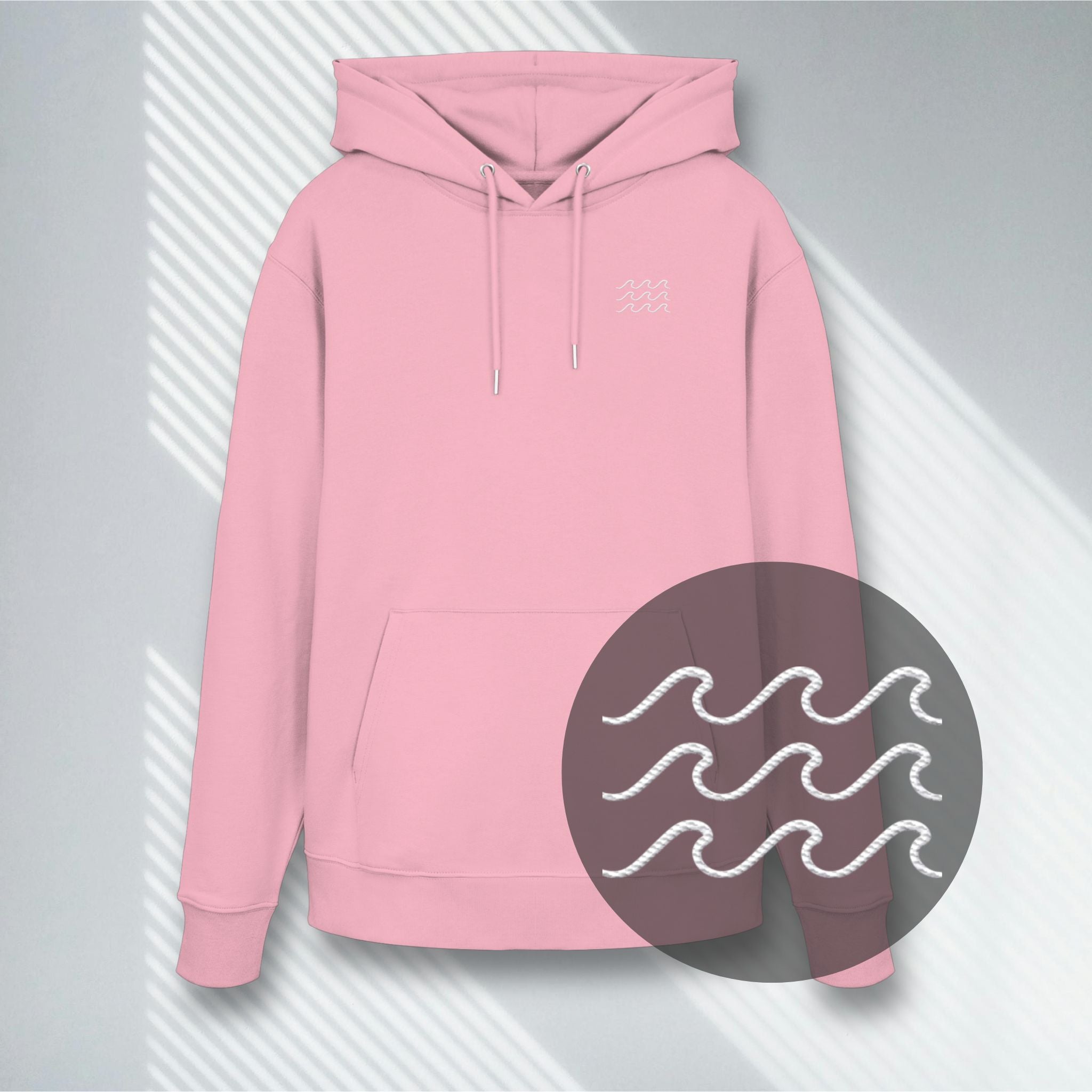 The Waves | Stick – Vegan, Premium Bio-Hoodie (350g)