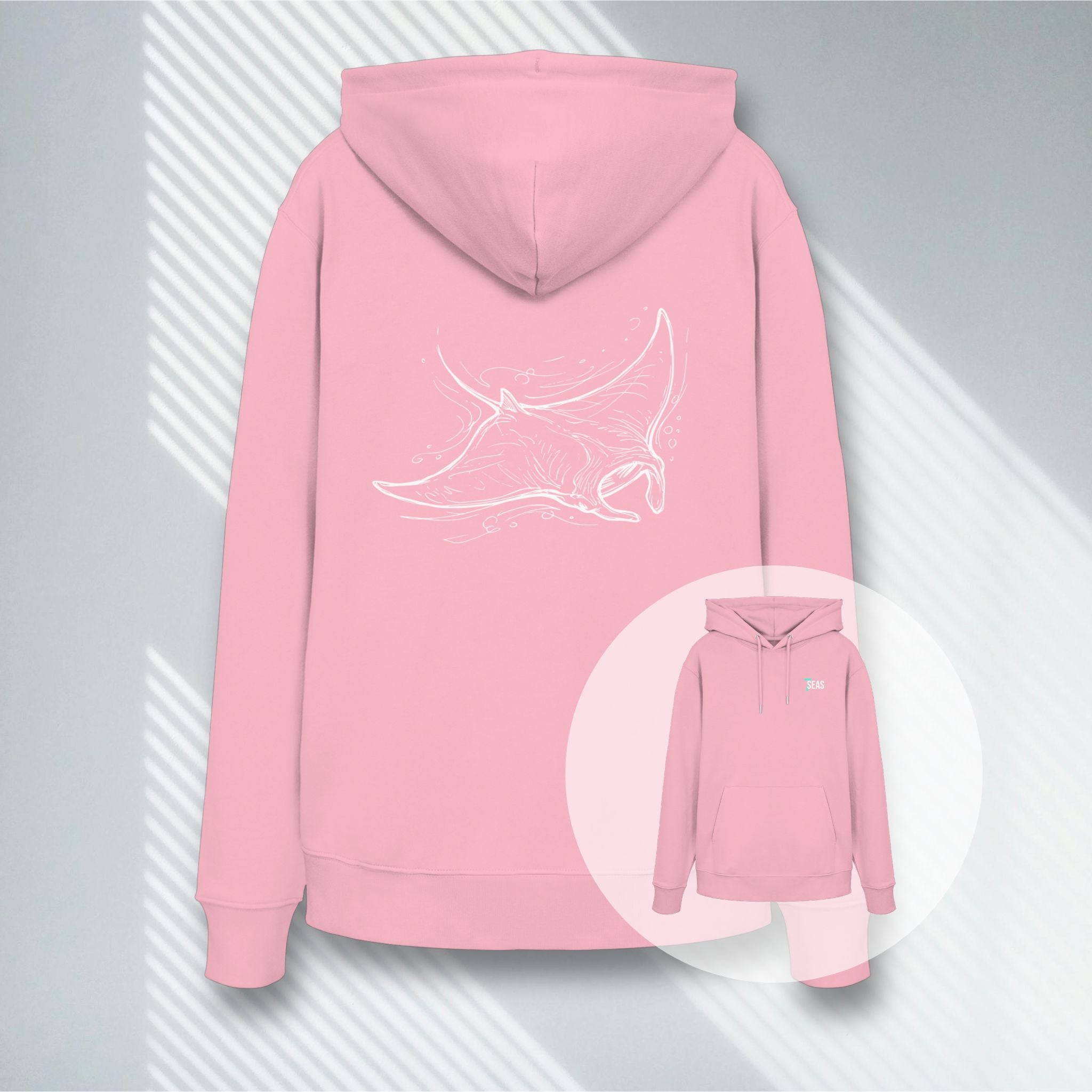 The Manta | Oceanic Blueprints Edition – Premium Bio-Hoodie (350g)