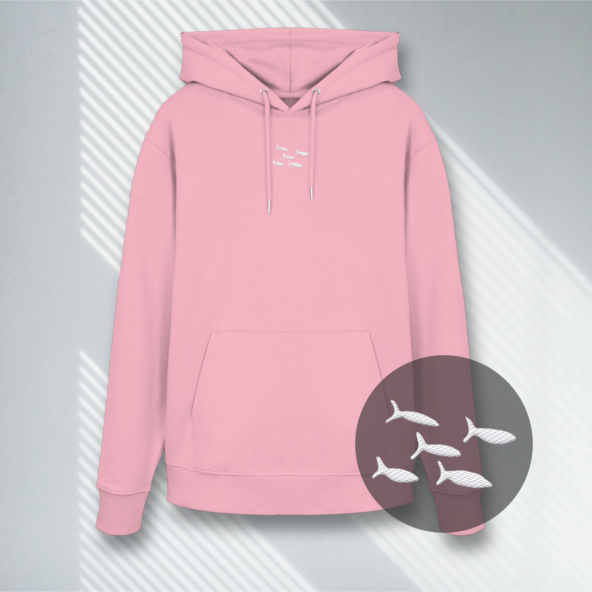 The Fish - Organic Hoodie | Premium Embroidery | Heavyweight Bio Hoodie (350g)