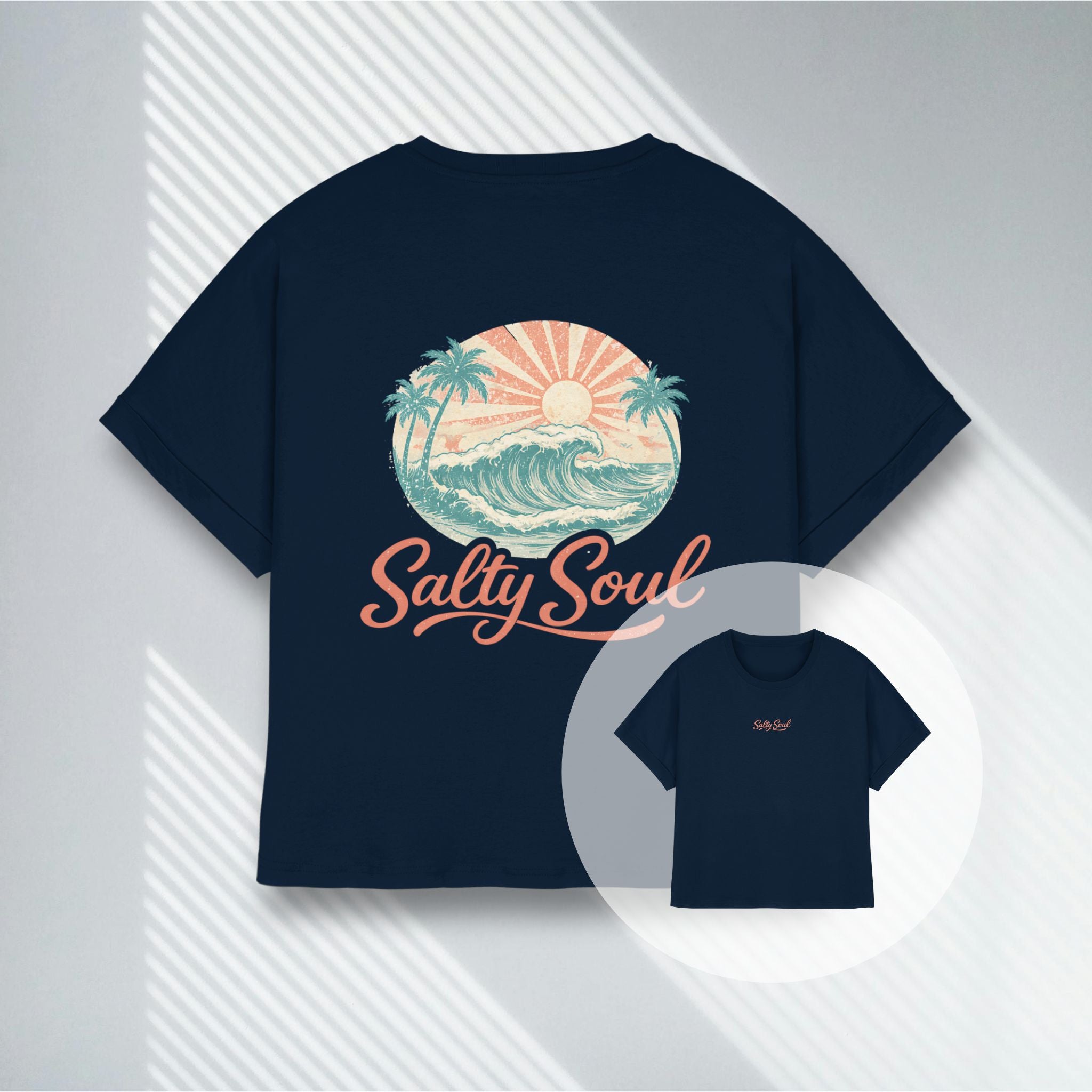 SaltySoul | Frauenshirt | Vegan, 100% Bio-Baumwolle Shirt (155g)