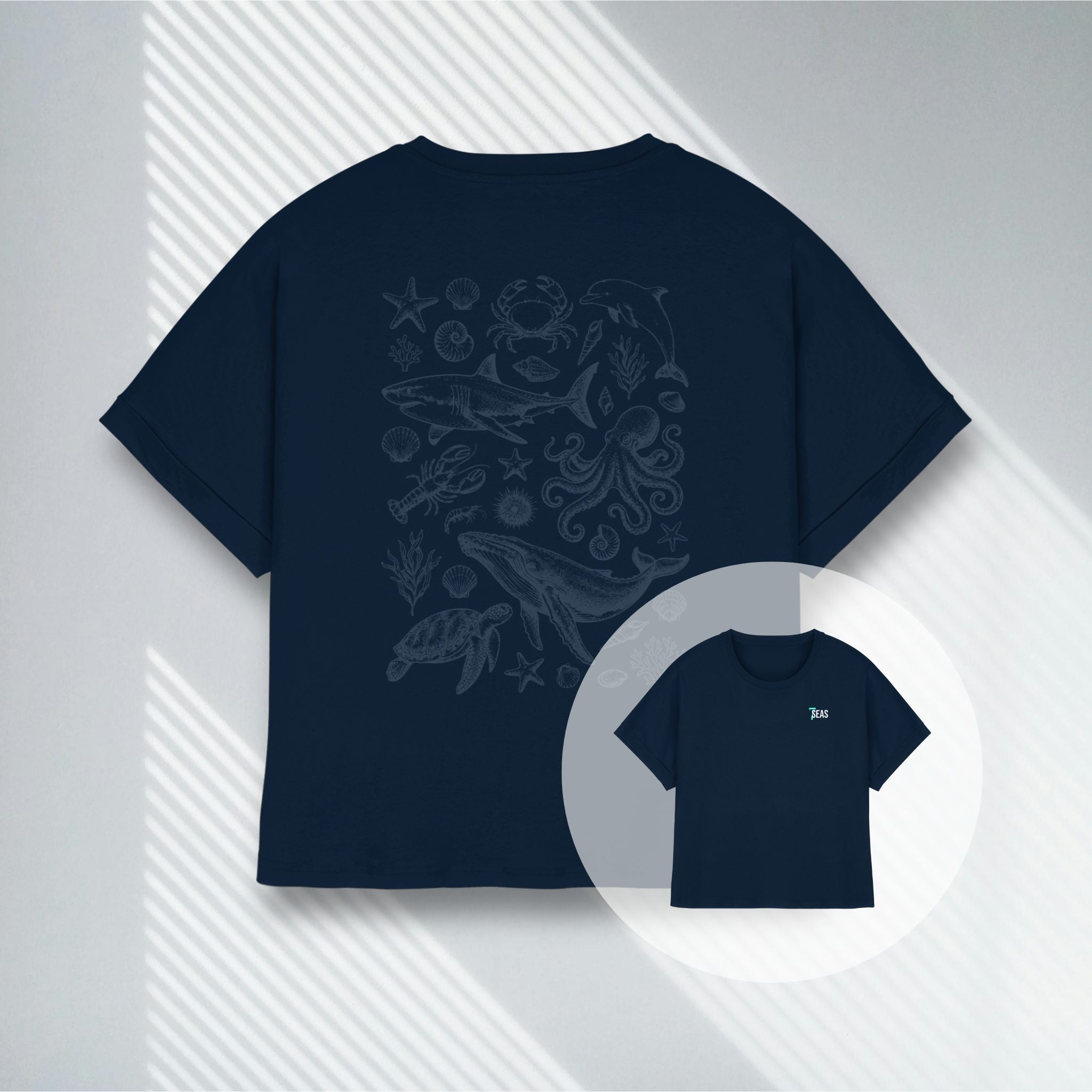 OceanArt | Frauenshirt | Vegan, 100% Bio-Baumwolle Shirt (155g)