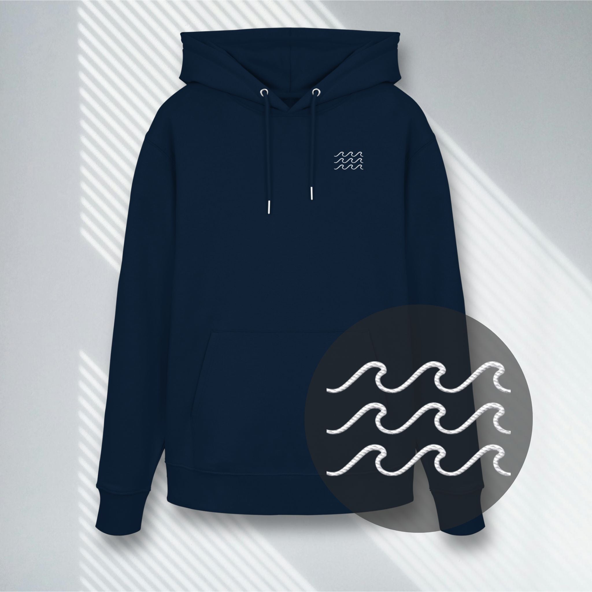 The Waves | Stick – Vegan, Premium Bio-Hoodie (350g)