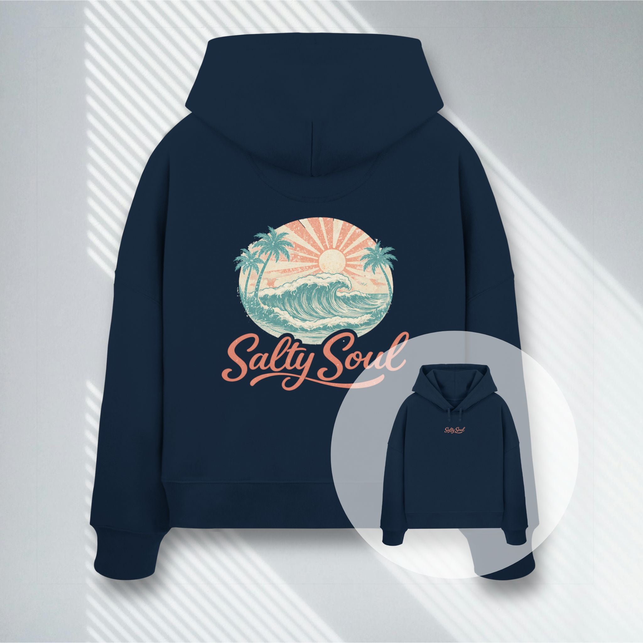 SaltySoul | Frauen-Hoodie | Vegan, Premium Bio-Hoodie (300g)