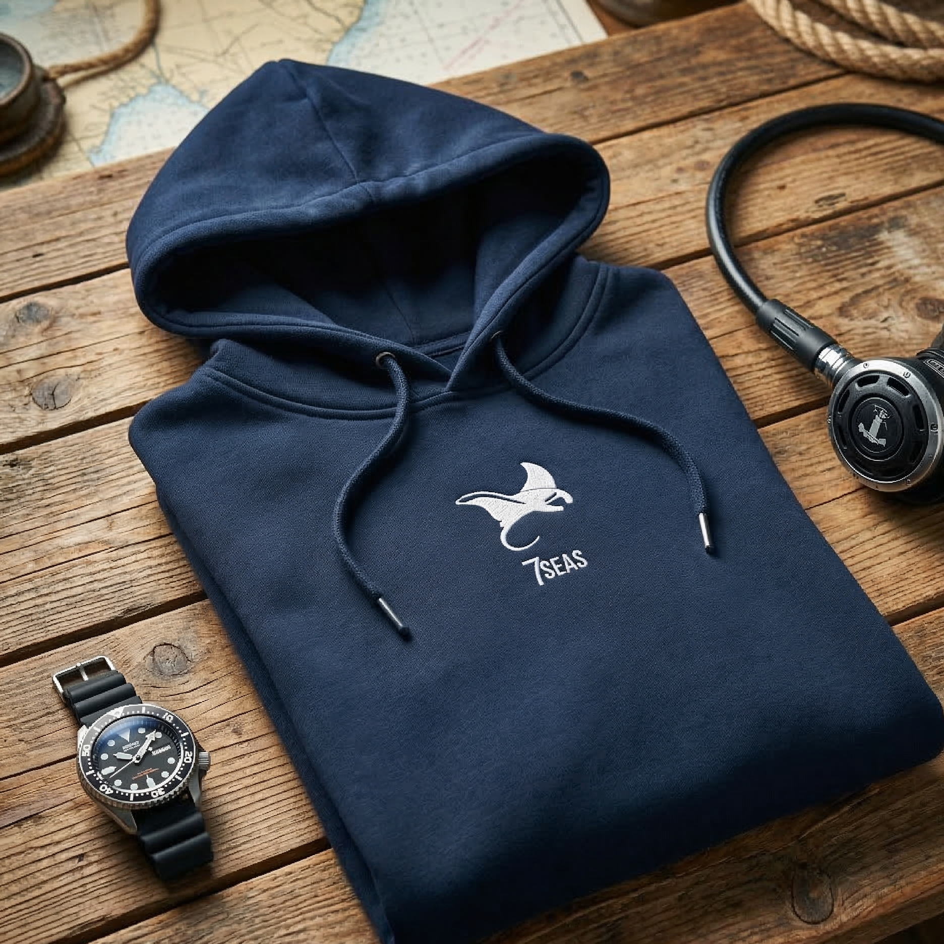 The Manta | Stick | Heavyweight Bio-Hoodie