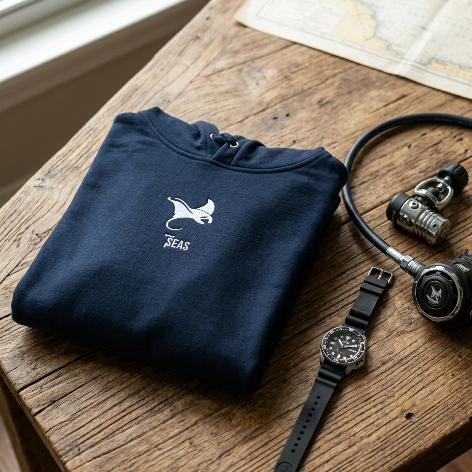 The Manta | Stick | Heavyweight Bio-Hoodie