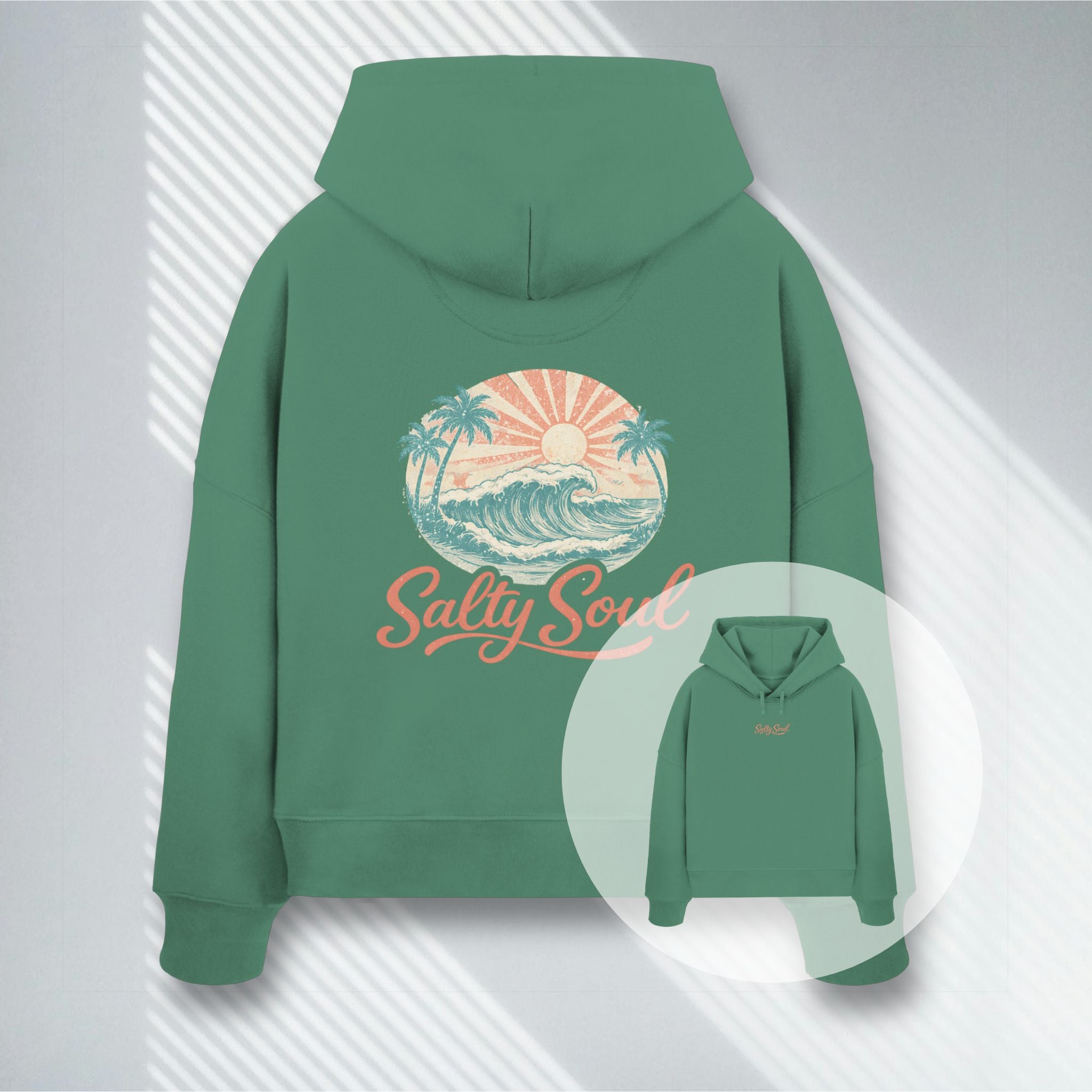 SaltySoul | Frauen-Hoodie | Vegan, Premium Bio-Hoodie (300g)