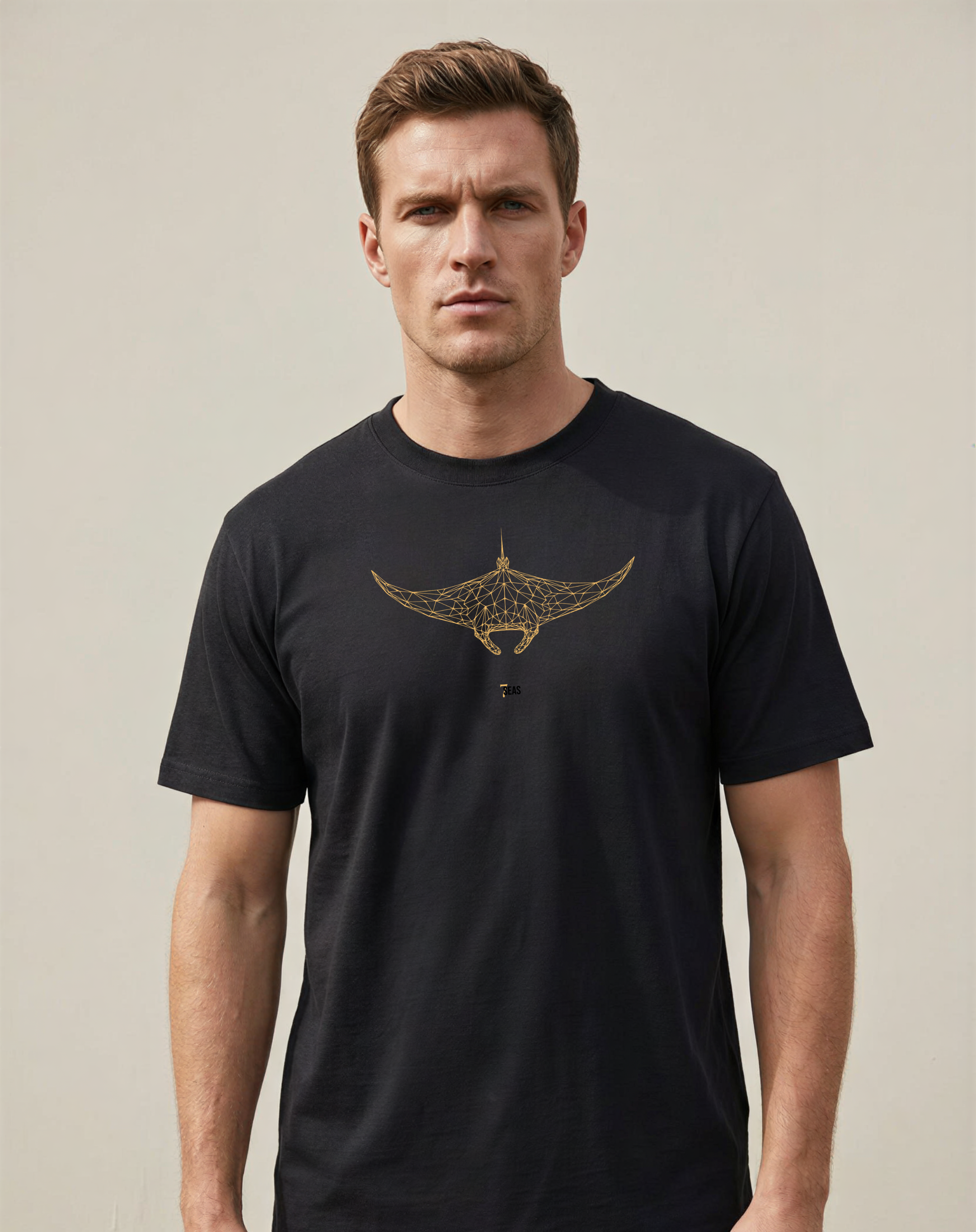 The Manta | Living Gold Edition | Heavyweight Bio-T-Shirt