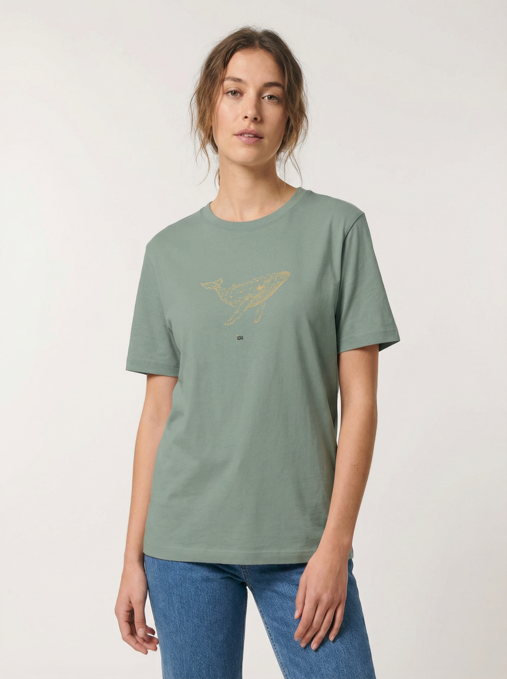 The Whale | Living Gold Edition | Heavyweight Bio-T-Shirt