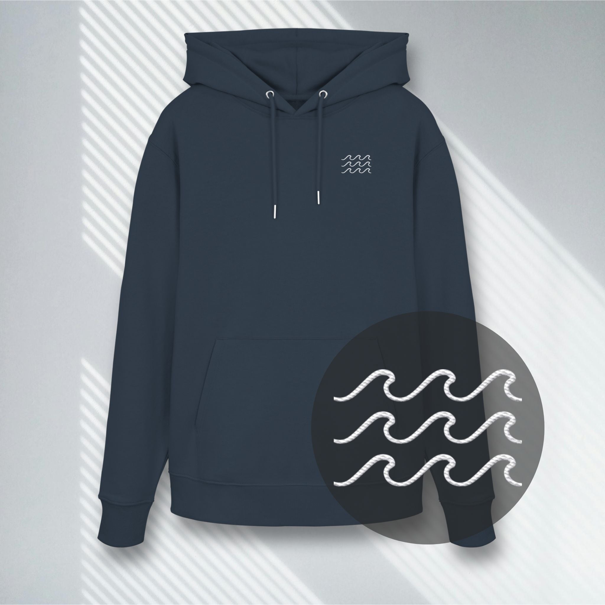 The Waves | Stick – Vegan, Premium Bio-Hoodie (350g)