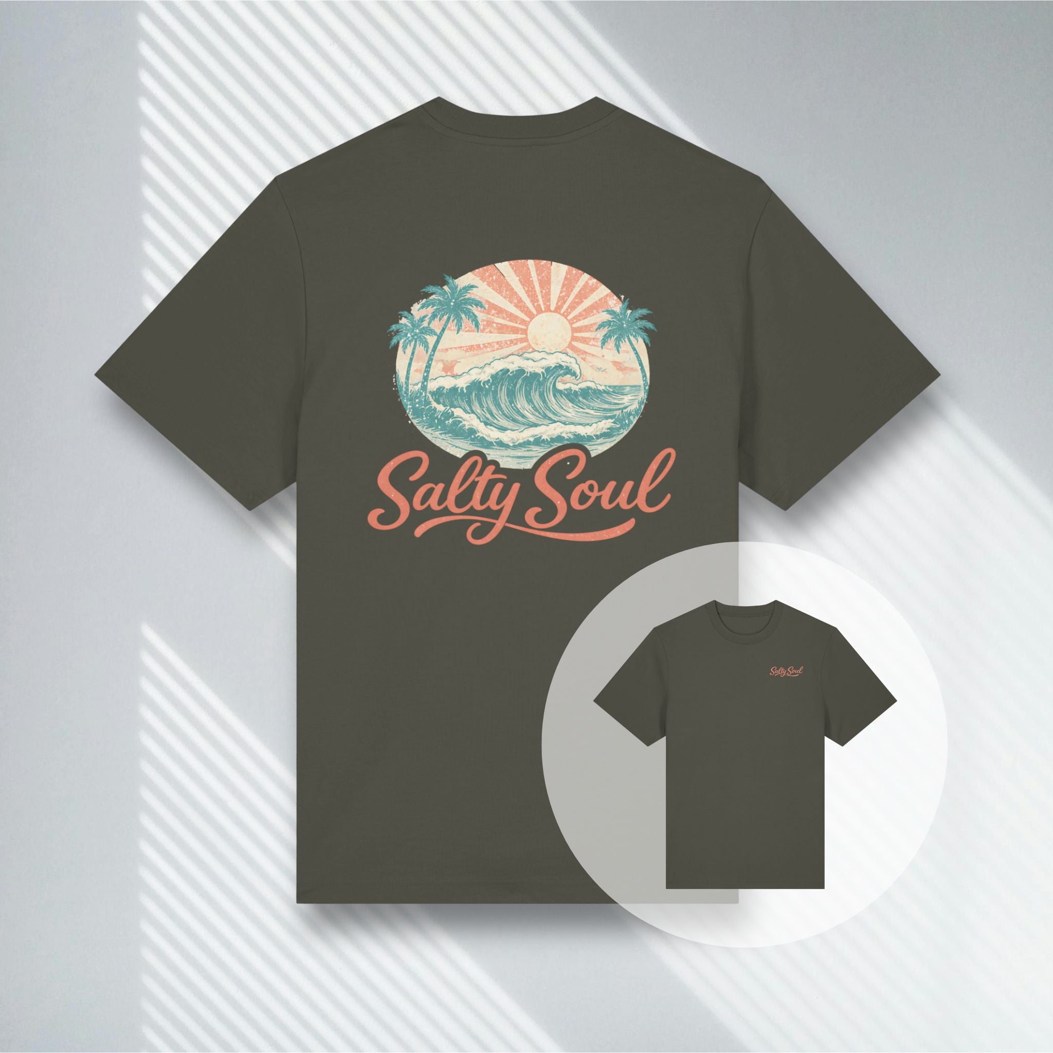 SaltySoul | Vegan, 100% Bio-Baumwolle Heavyweight T-Shirt (215g)