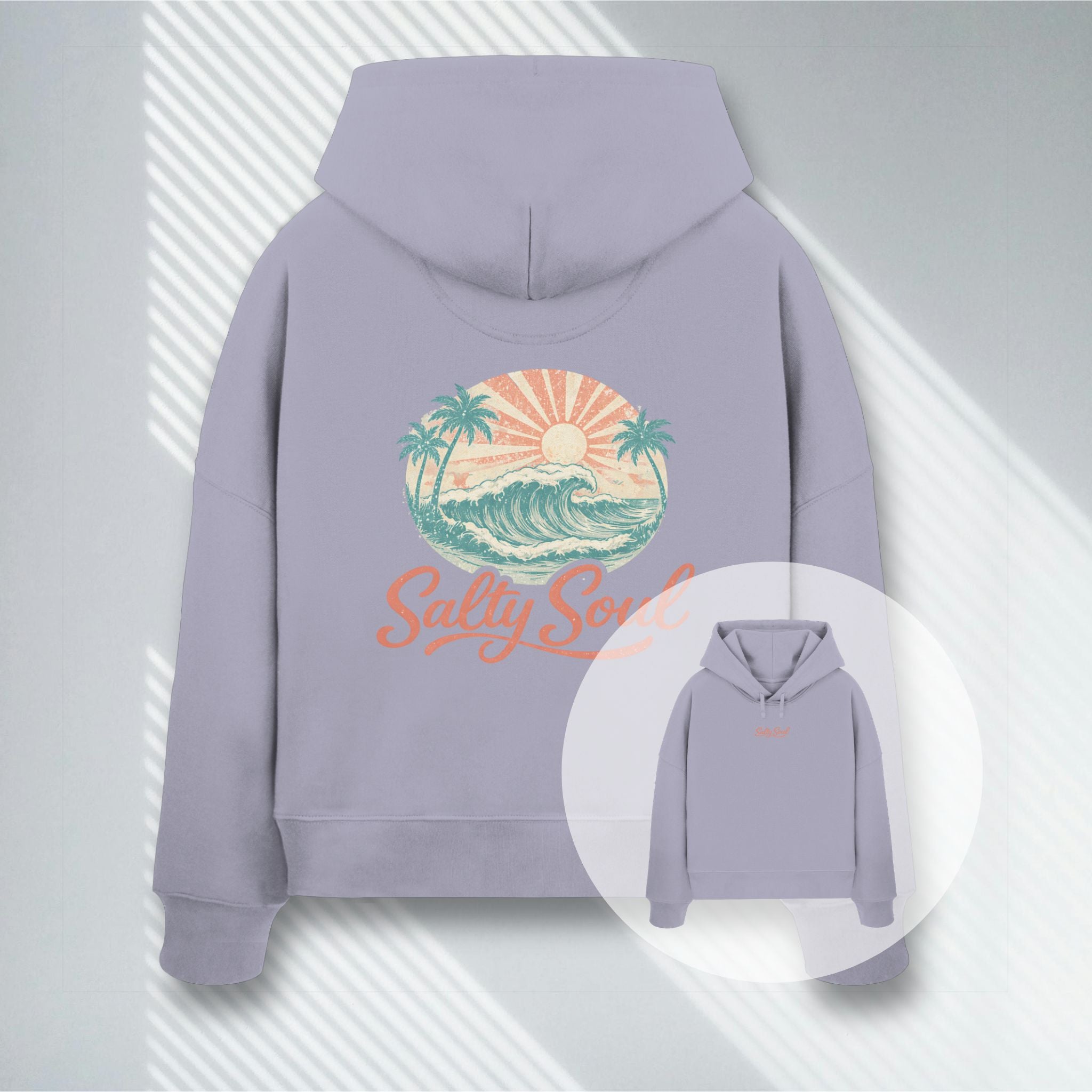 SaltySoul | Frauen-Hoodie | Vegan, Premium Bio-Hoodie (300g)