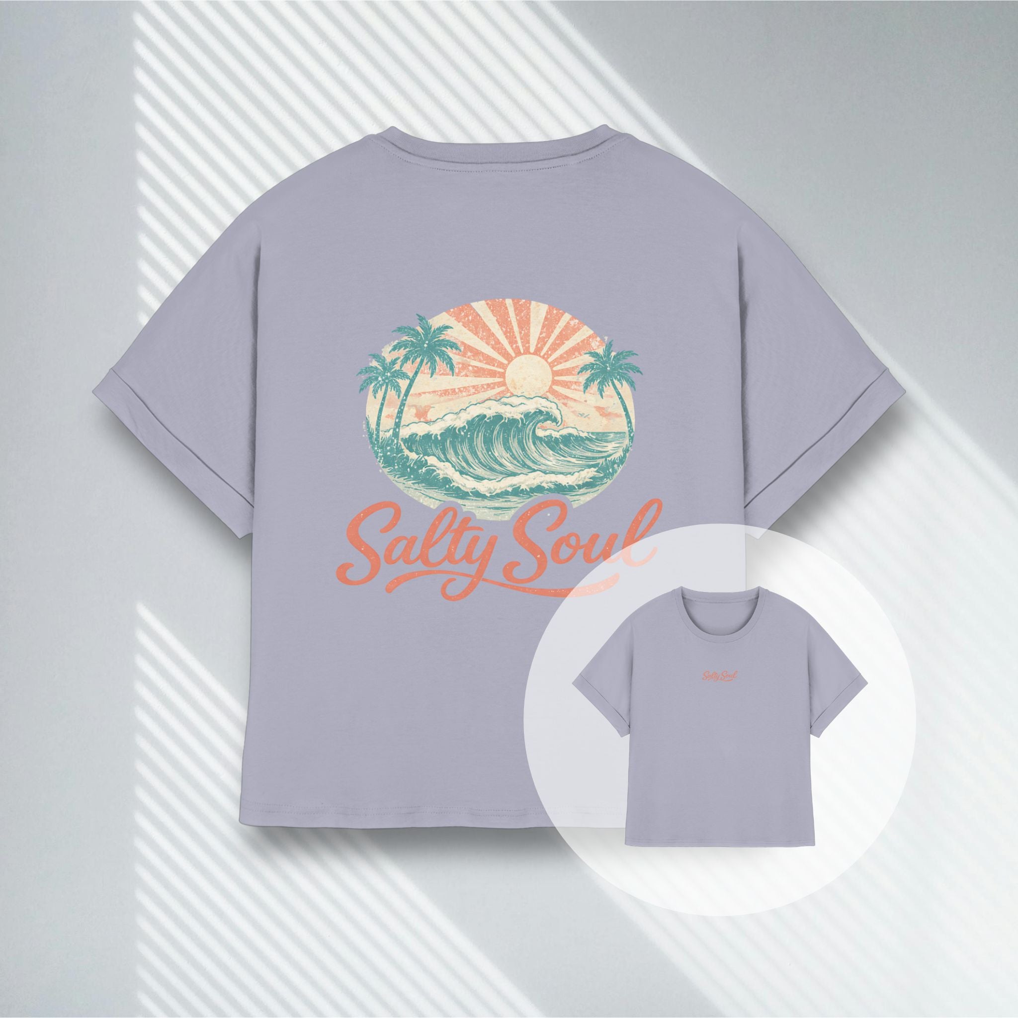 SaltySoul | Frauenshirt | Vegan, 100% Bio-Baumwolle Shirt (155g)