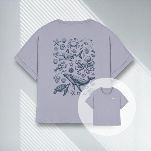 OceanArt | Frauenshirt | Vegan, 100% Bio-Baumwolle Shirt (155g)