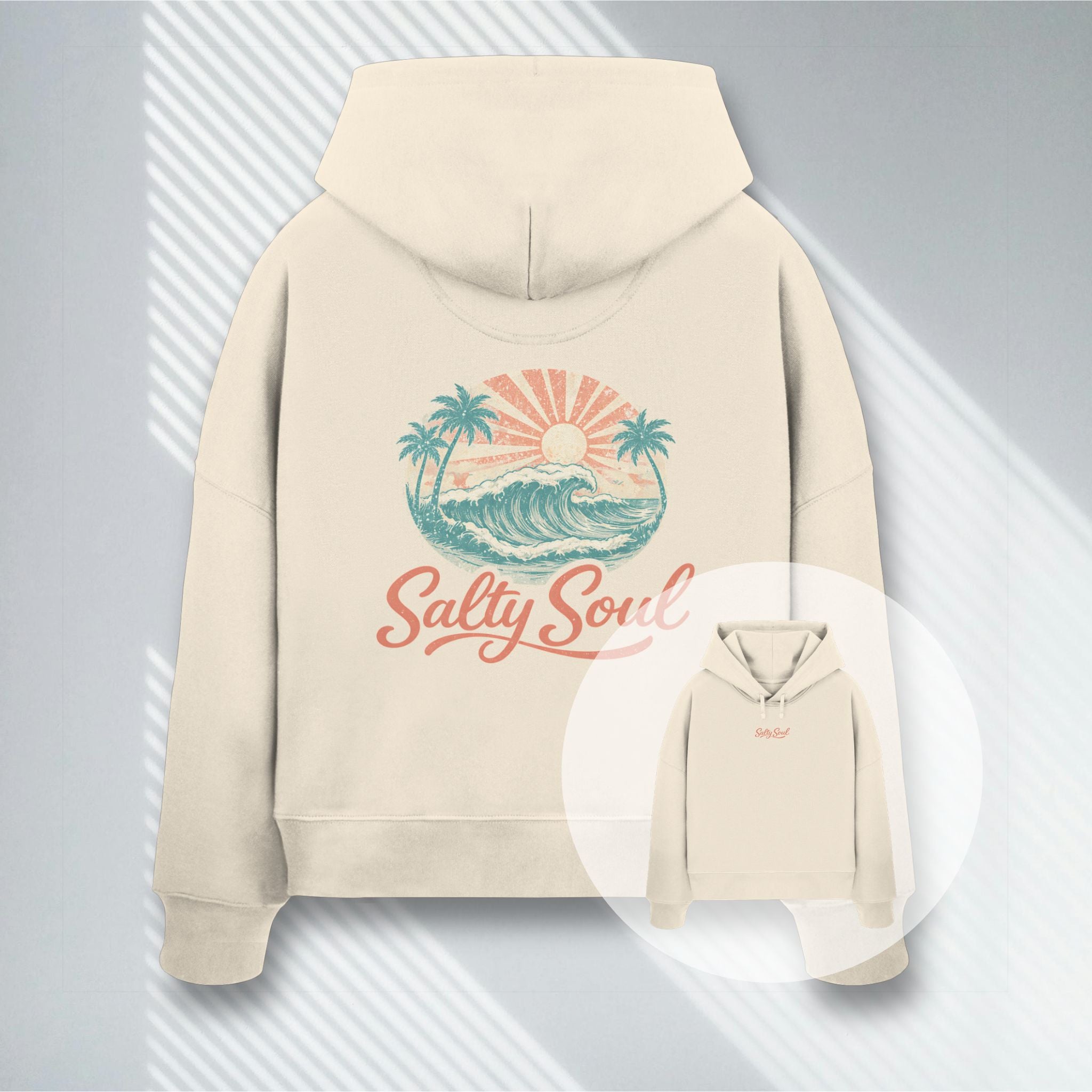 SaltySoul | Frauen-Hoodie | Vegan, Premium Bio-Hoodie (300g)