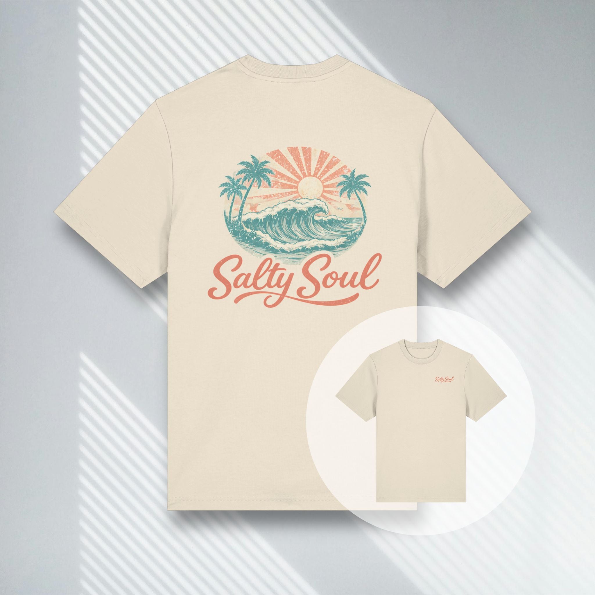 SaltySoul | Vegan, 100% Bio-Baumwolle Heavyweight T-Shirt (215g)