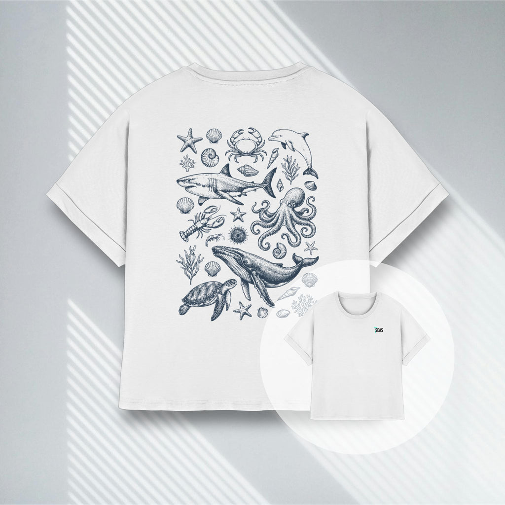 OceanArt | Frauenshirt | Vegan, 100% Bio-Baumwolle Shirt (155g)