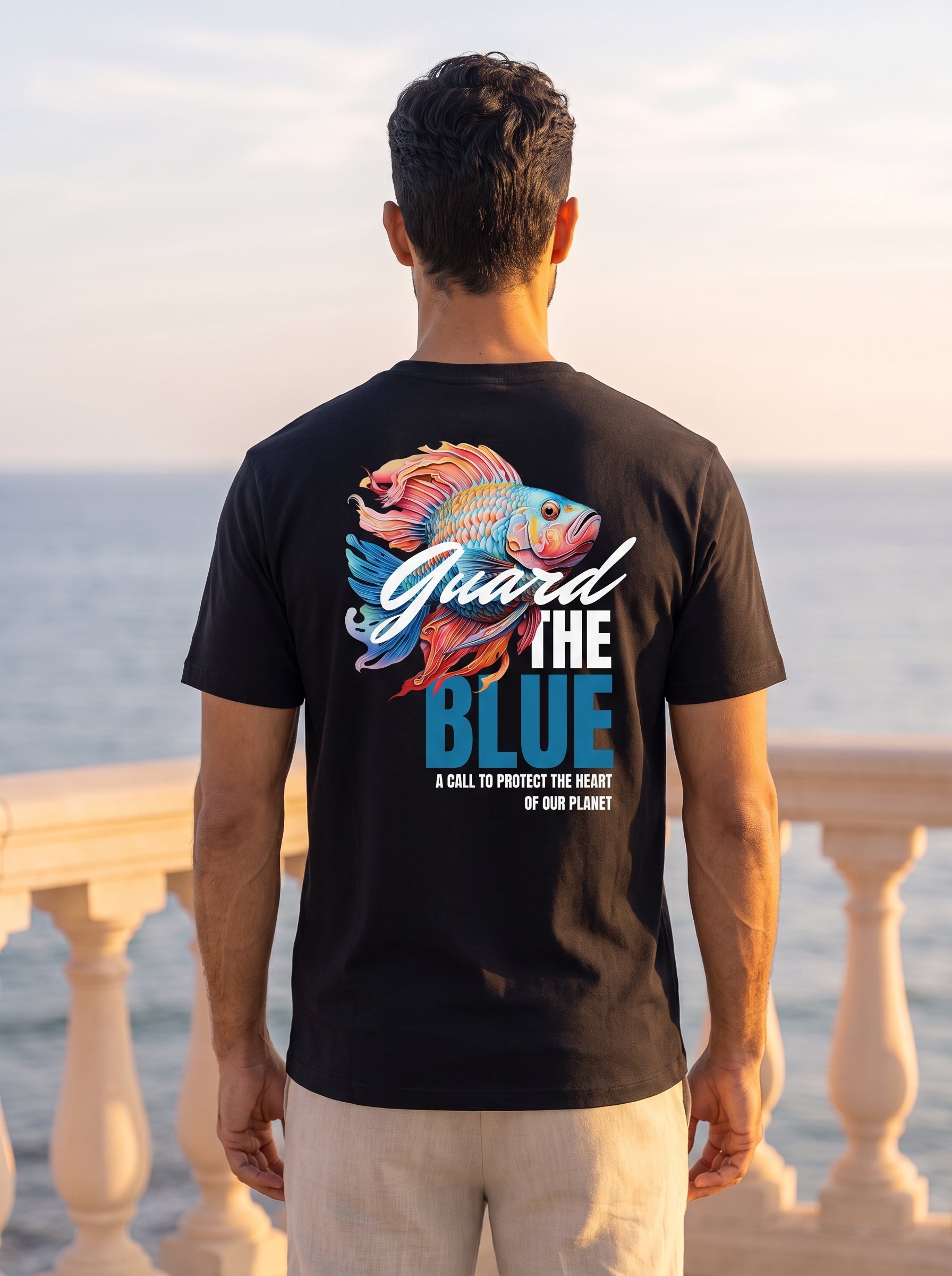 The Fish | Guard the Blue Edition | Heavyweight Bio-T-Shirt