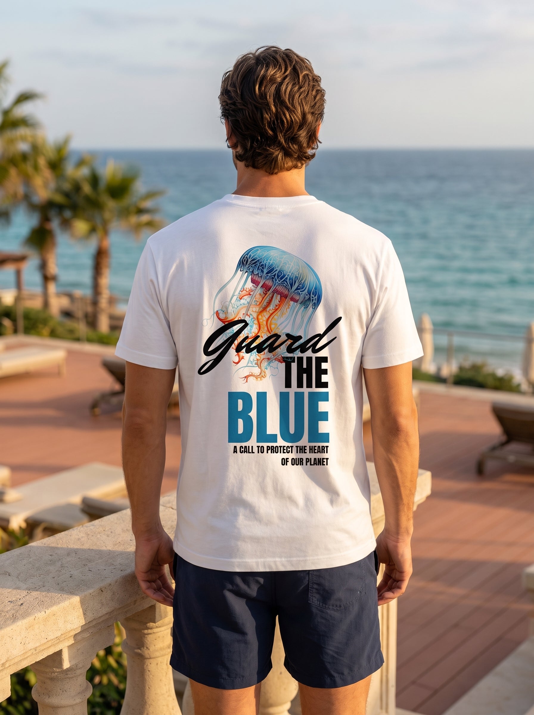 The Jellyfish | Guard the Blue Edition | Heavyweight Bio-T-Shirt