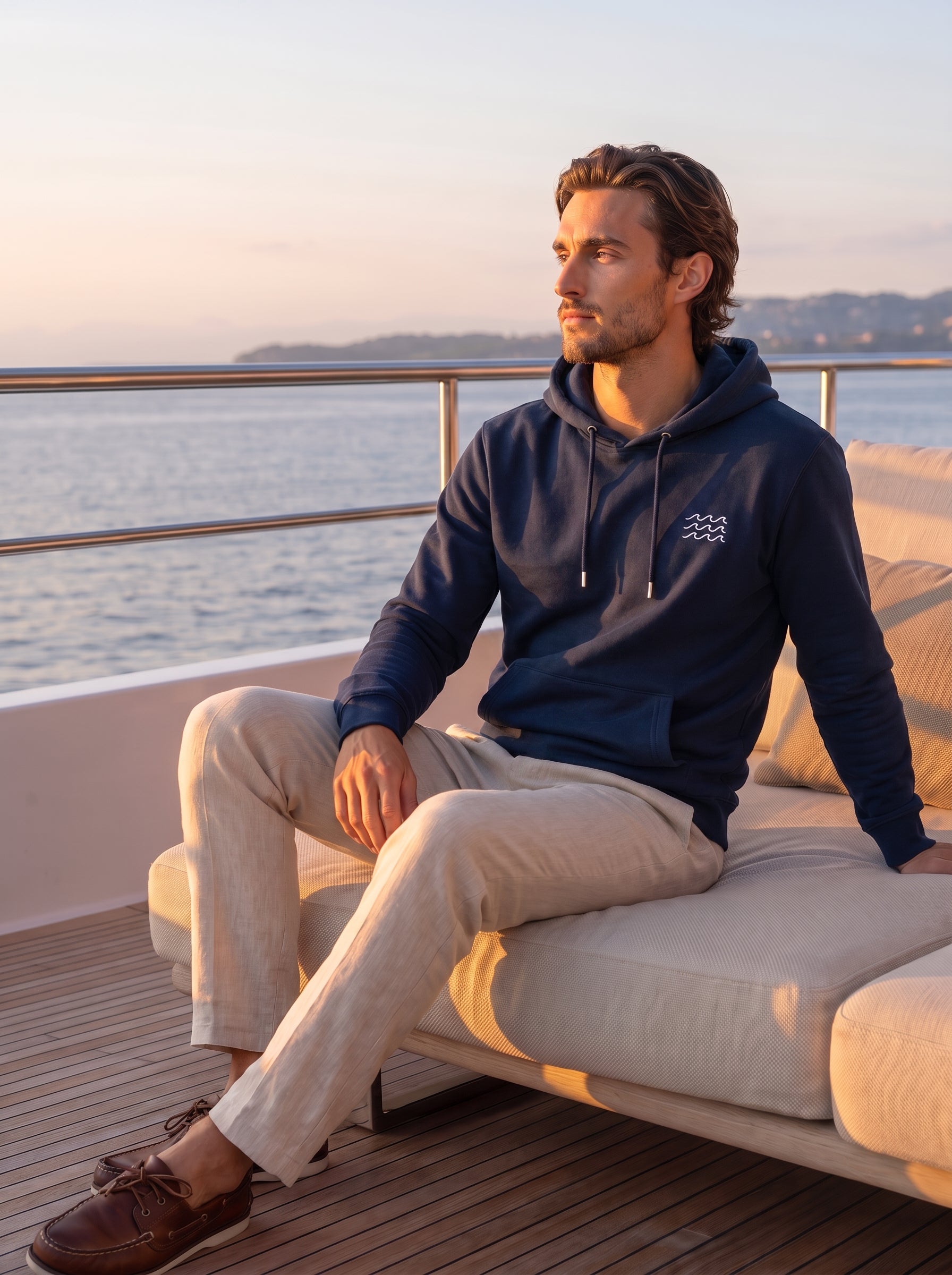 The Waves | Stick | Heavyweight Bio-Hoodie