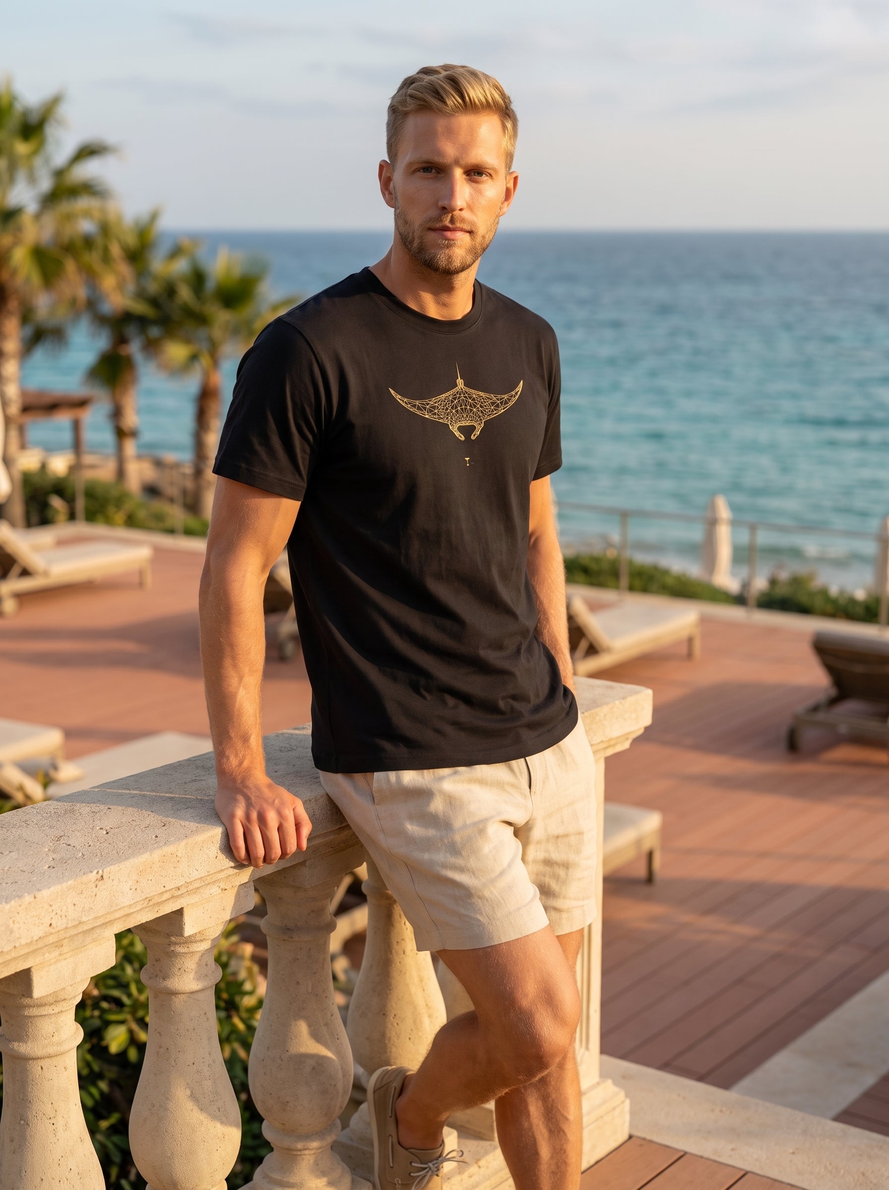 The Manta | Living Gold Edition | Heavyweight Bio-T-Shirt