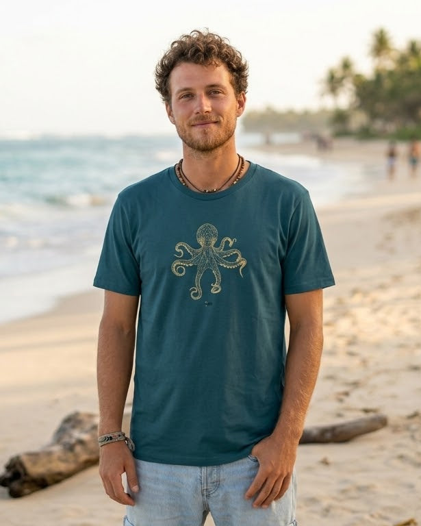 The Giant Octopus | Living Gold Edition | Heavyweight Bio-T-Shirt